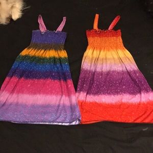 KIDS 2x SUMMER DRESSES🏝👗 SIZE XL
